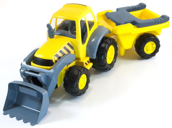 Super traktor+vlek Miniland
