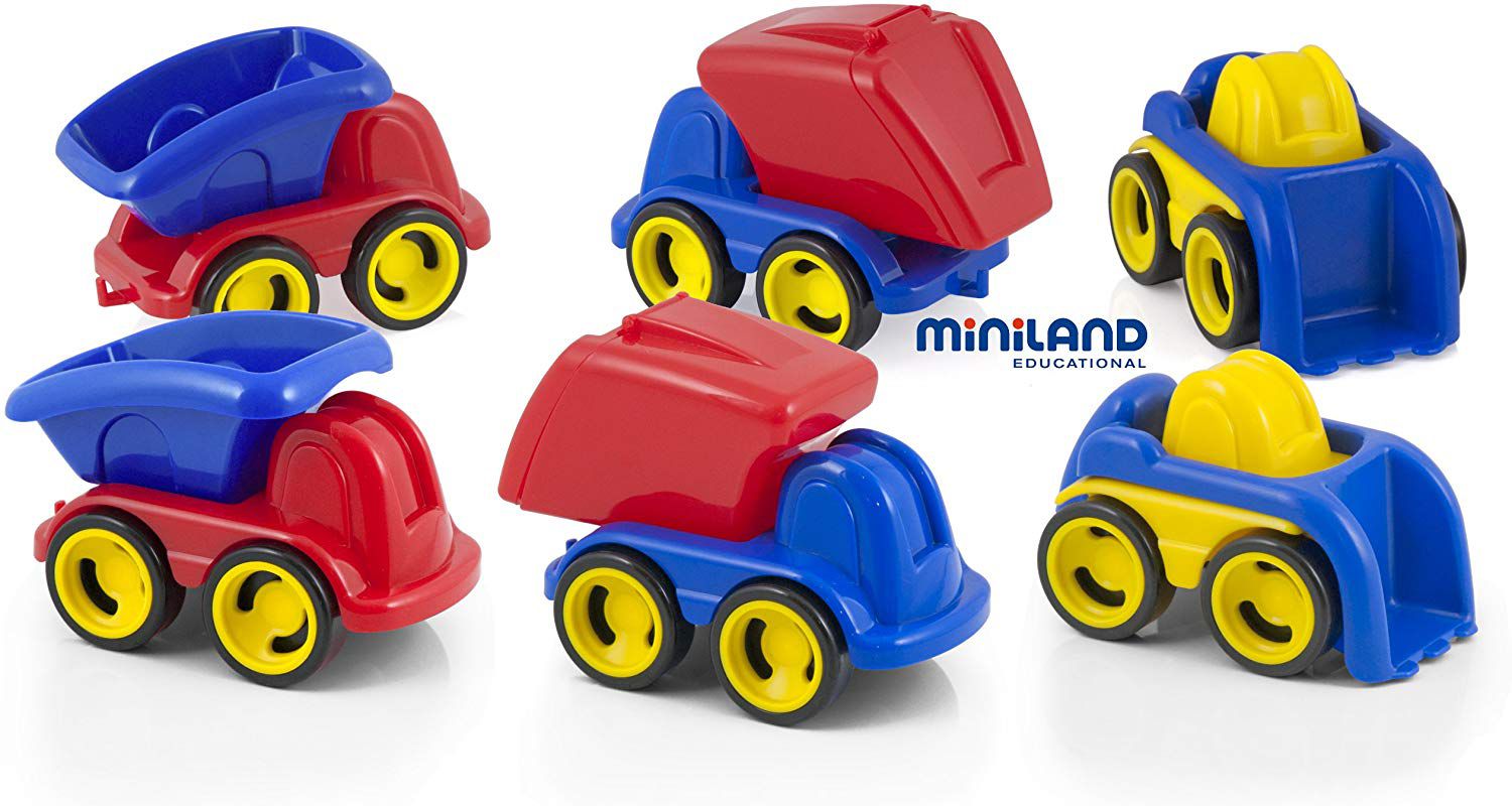 Minimobil Dumpy sada 6ks Miniland